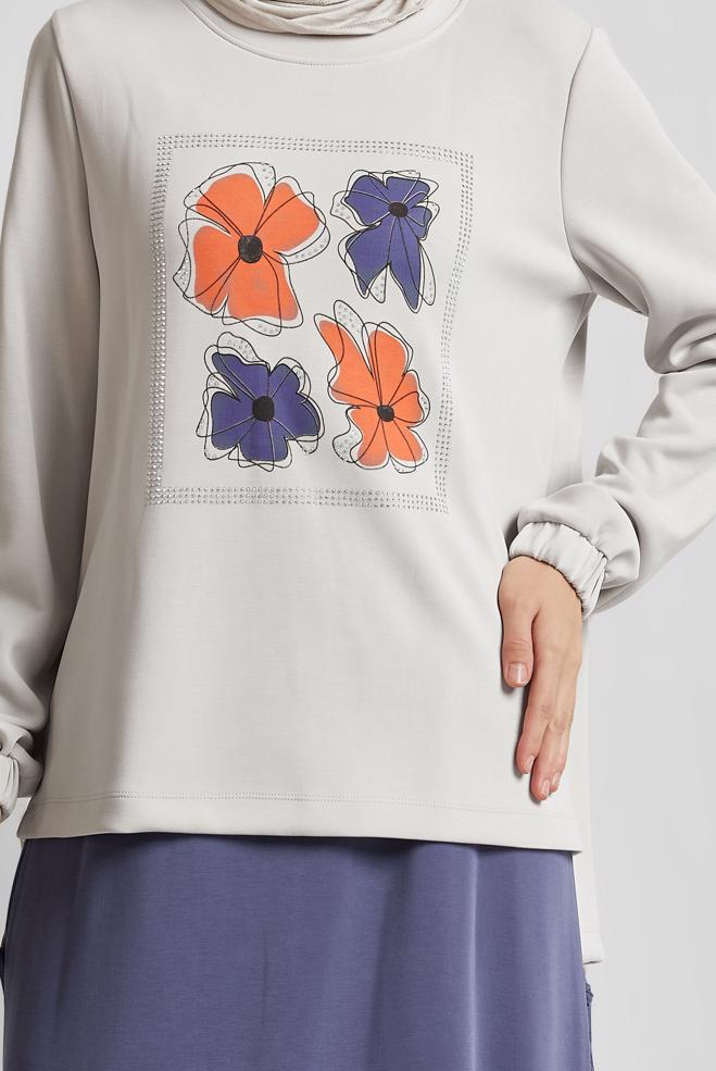 Vêtements hijab POURPRE ENSEMBLE DE SURVÊTEMENT JUPE 44725 - ALVİNA