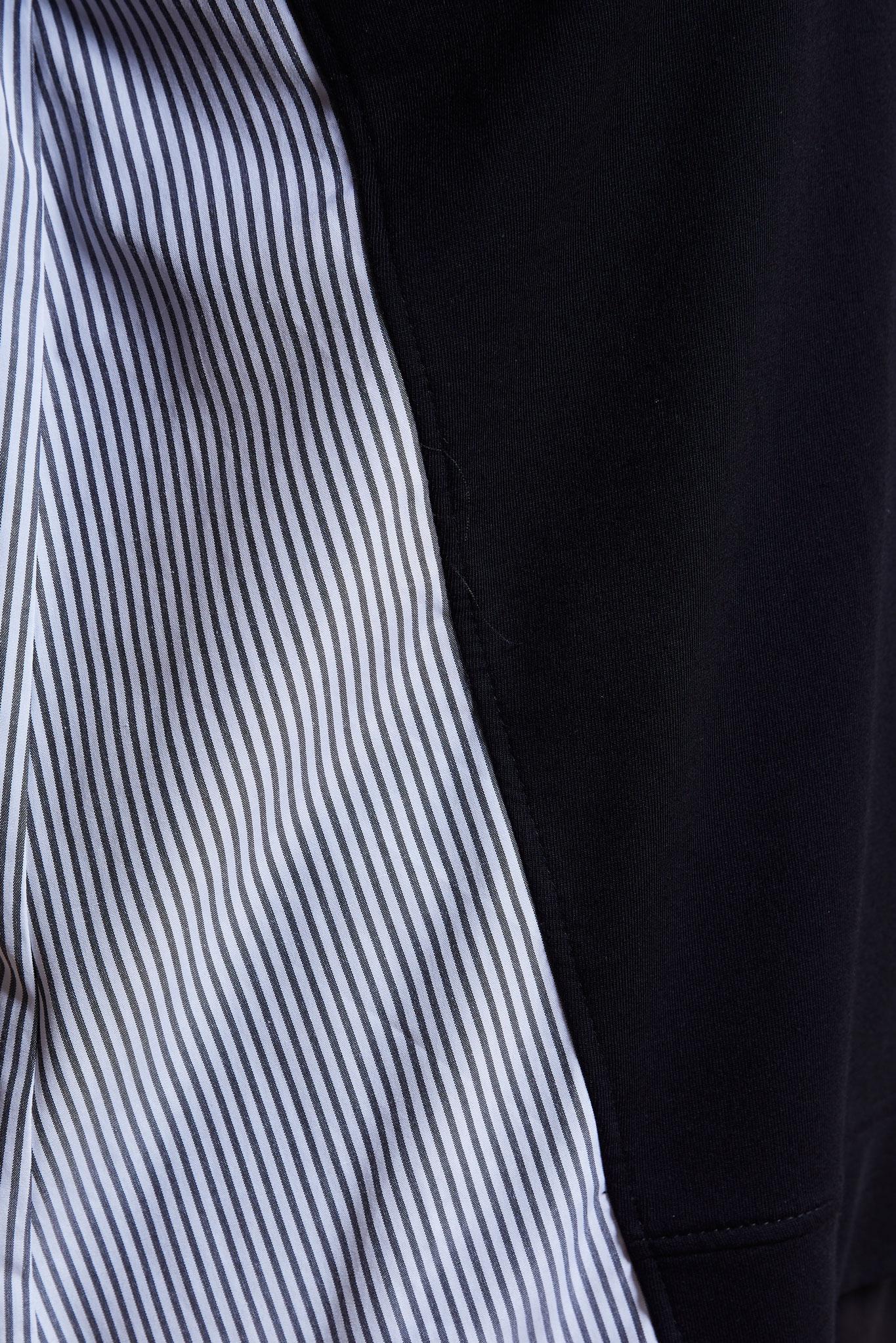 Tesettür giyim SİYAH ÇİZGİLİ ETEKLİ EŞOFMAN TAKIM 44746