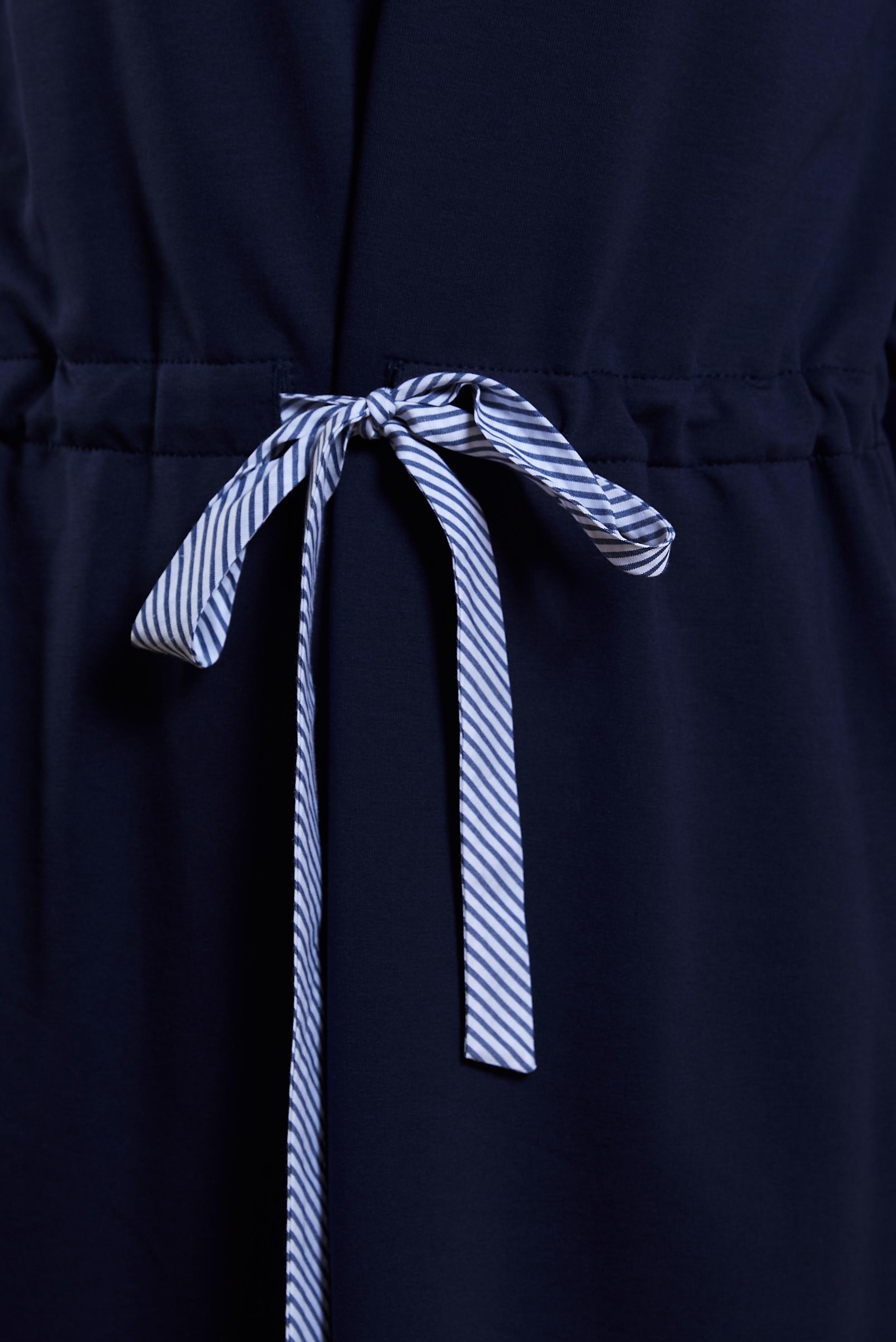 Vêtements hijab BLEU MARINE ROBE DE SURVÊTEMENT À TAILLE NOUÉE 44753