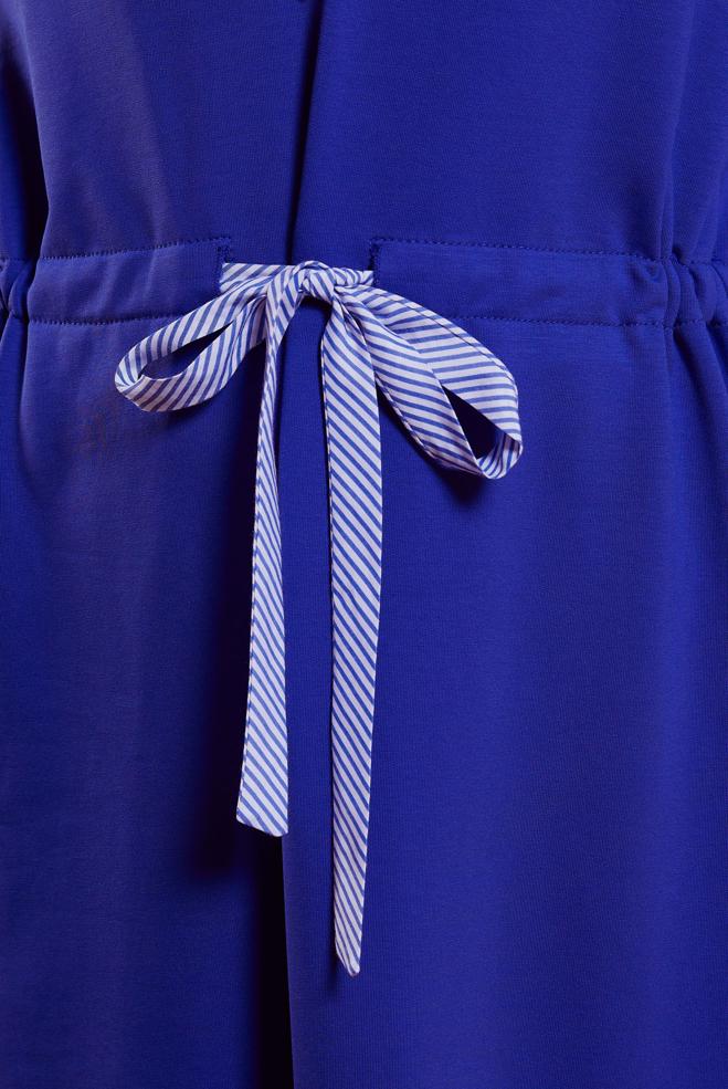 Tesettür giyim LACİVERT BAĞCIKLI EŞOFMAN ELBİSE 44753 - ALVİNA