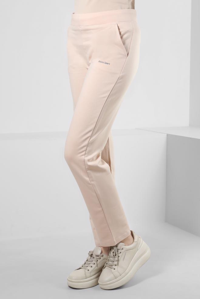 Hijab clothing BEIGE SKINNY LEG TRACKSUIT PANTS 70393 - ALVİNA
