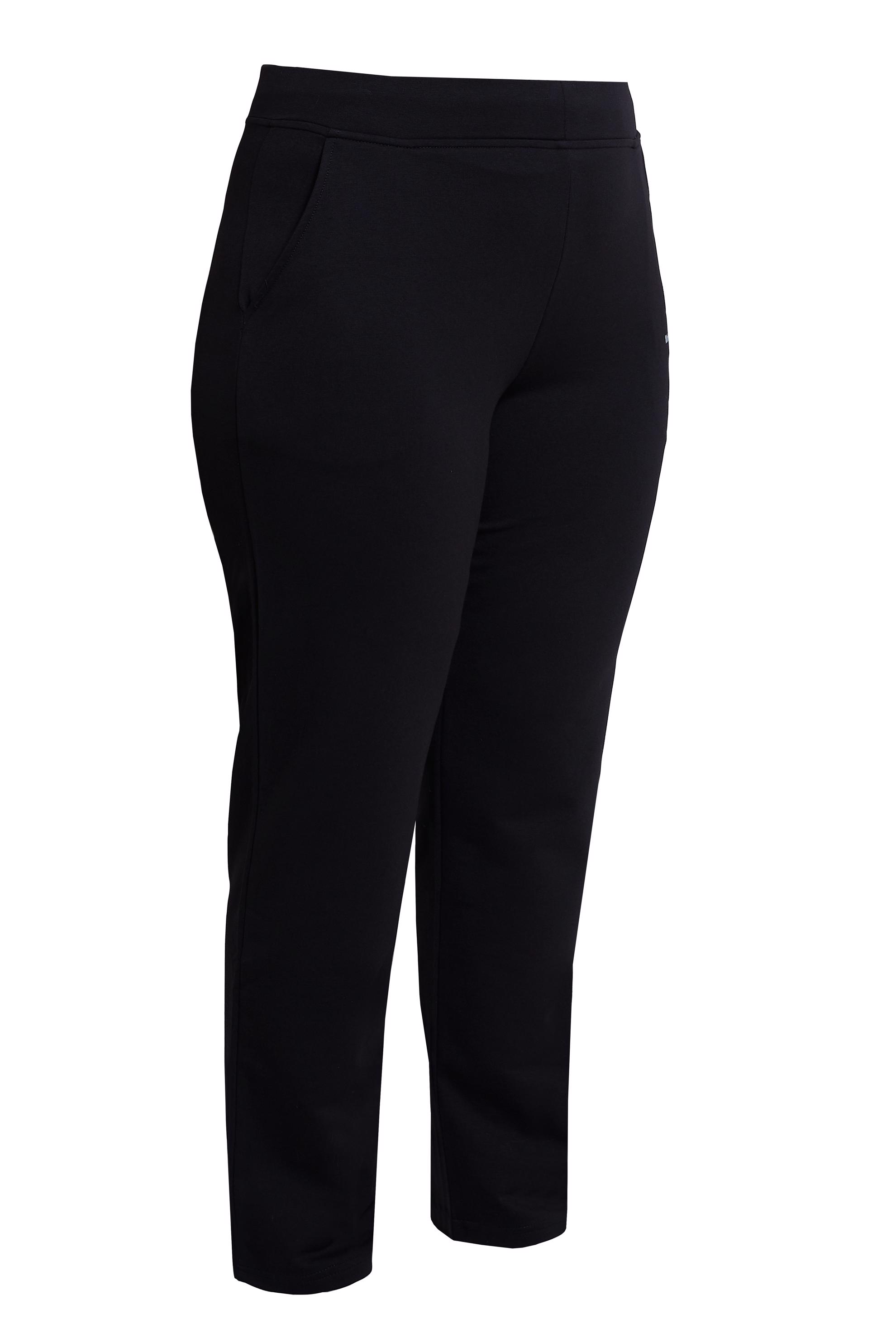 Tesettür giyim SİYAH BELİ LASTİKLİ BÜYÜK BEDEN EŞOFMAN ALTI 70394