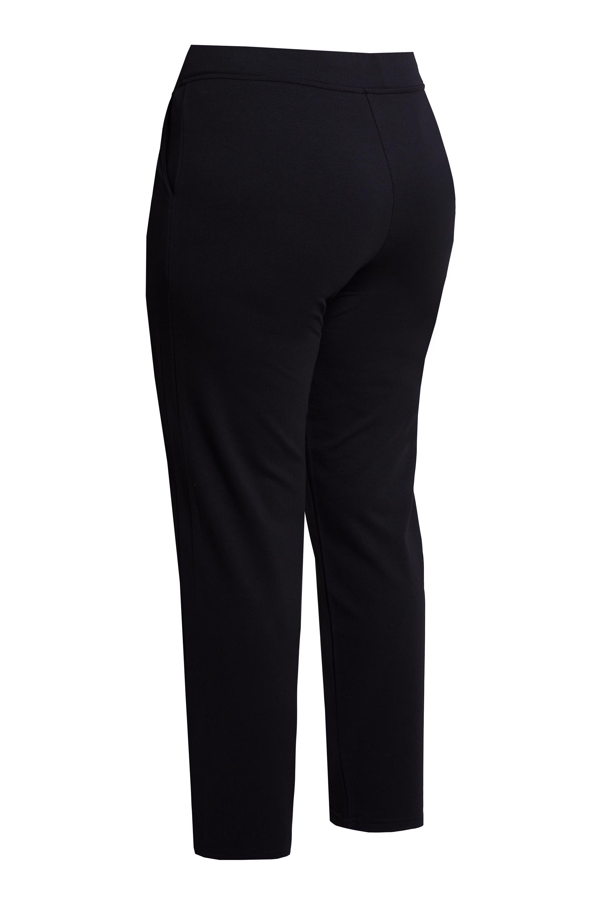 Tesettür giyim SİYAH BELİ LASTİKLİ BÜYÜK BEDEN EŞOFMAN ALTI 70394