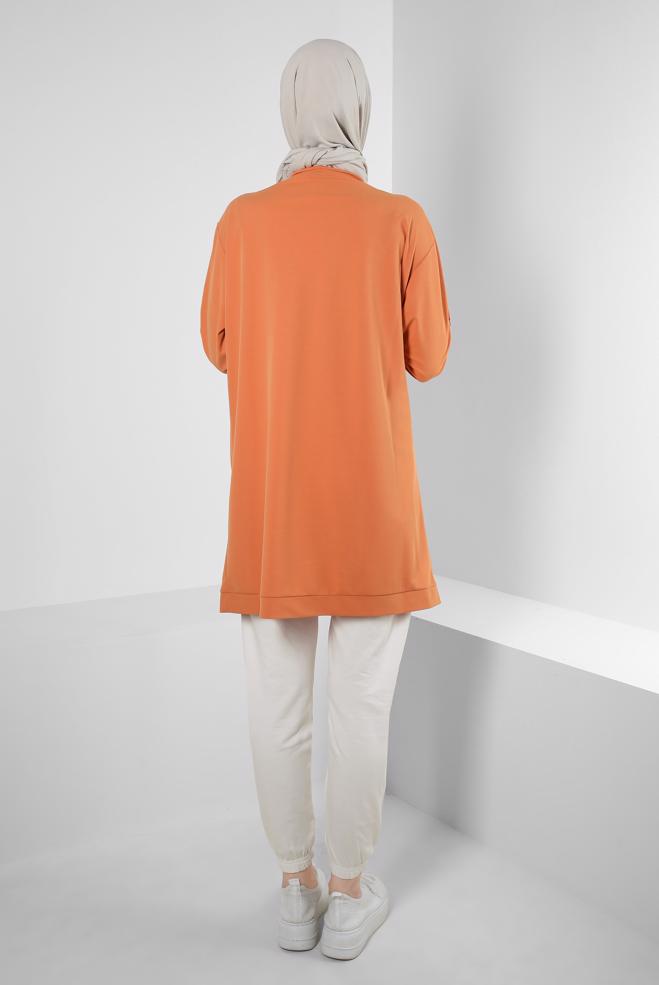 Hijab clothing WHITE ELASTIC LEGS SWEATPANTS 70397 - ALVİNA