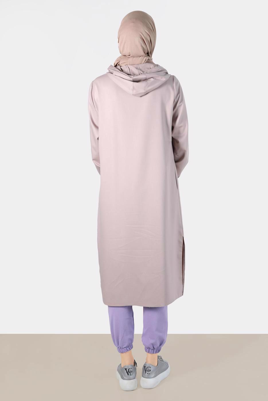 Hijab clothing PURPLE ELASTIC LEGS SWEATPANTS 70397