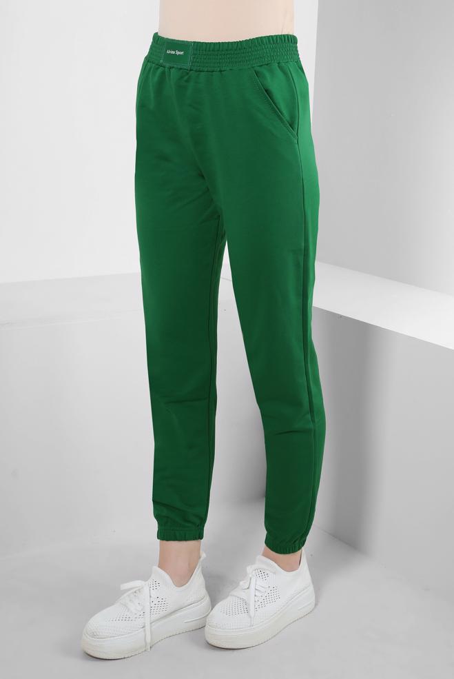Hijab clothing GREEN ELASTIC LEGS SWEATPANTS 70397 - ALVİNA