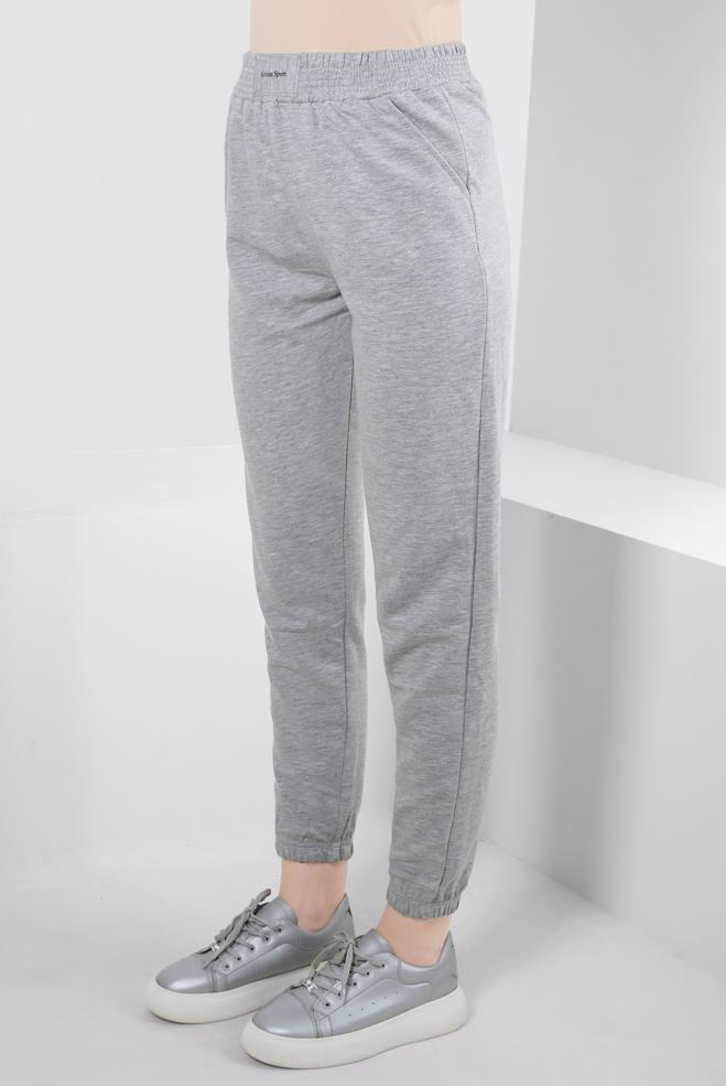 Hijab clothing GREY ELASTIC LEGS SWEATPANTS 70397 - ALVİNA