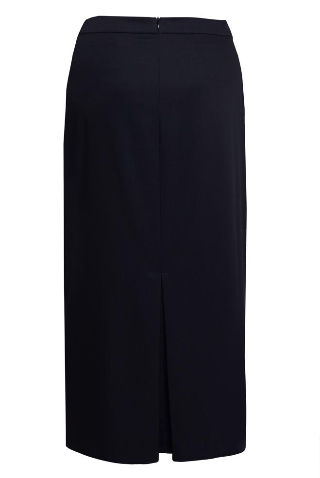 Tesettür giyim SİYAH DÜZ KESİM BÜYÜK BEDEN ETEK 60556 - ALVİNA