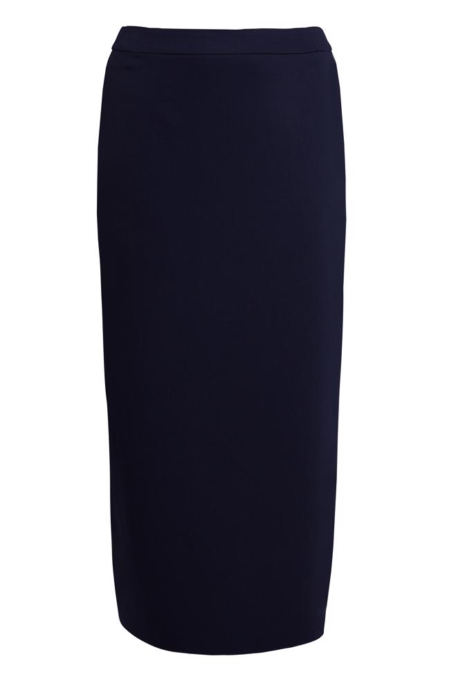 Tesettür giyim LACİVERT DÜZ KESİM BÜYÜK BEDEN ETEK 60556 - ALVİNA