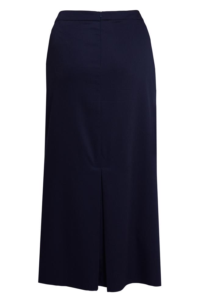 Tesettür giyim LACİVERT DÜZ KESİM BÜYÜK BEDEN ETEK 60556 - ALVİNA