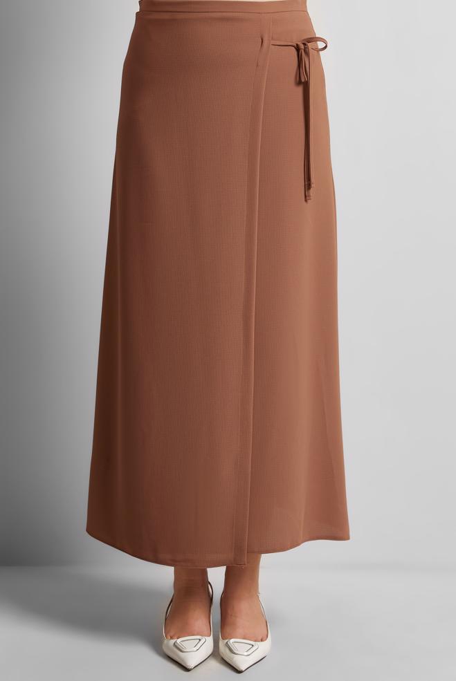 Hijab clothing ORANGE TIED SKIRT 60570 - ALVİNA
