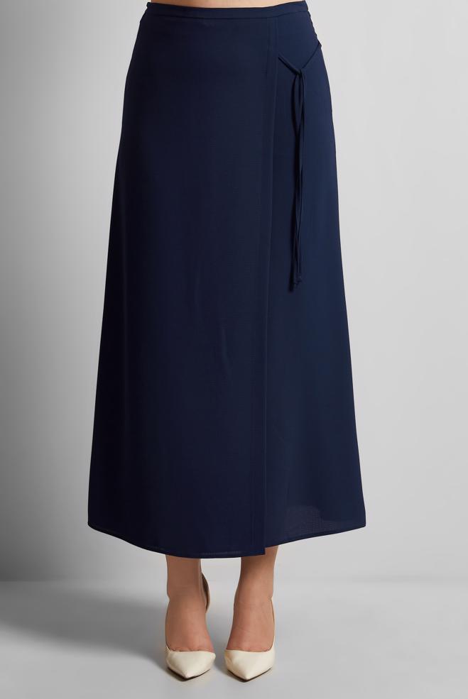 Hijab clothing NAVY BLUE TIED SKIRT 60570 - ALVİNA