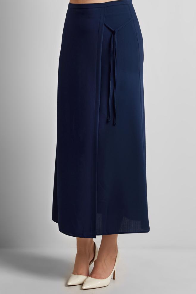 Hijab clothing NAVY BLUE TIED SKIRT 60570 - ALVİNA