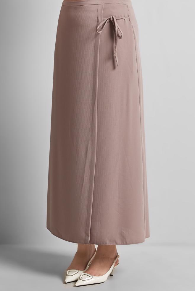 Hijab clothing POWDER TIED SKIRT 60570 - ALVİNA