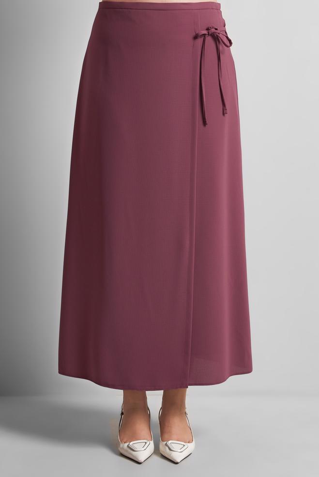 Hijab clothing PINK TIED SKIRT 60570 - ALVİNA