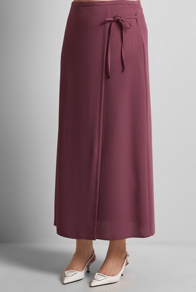 Hijab clothing PINK TIED SKIRT 60570 - ALVİNA