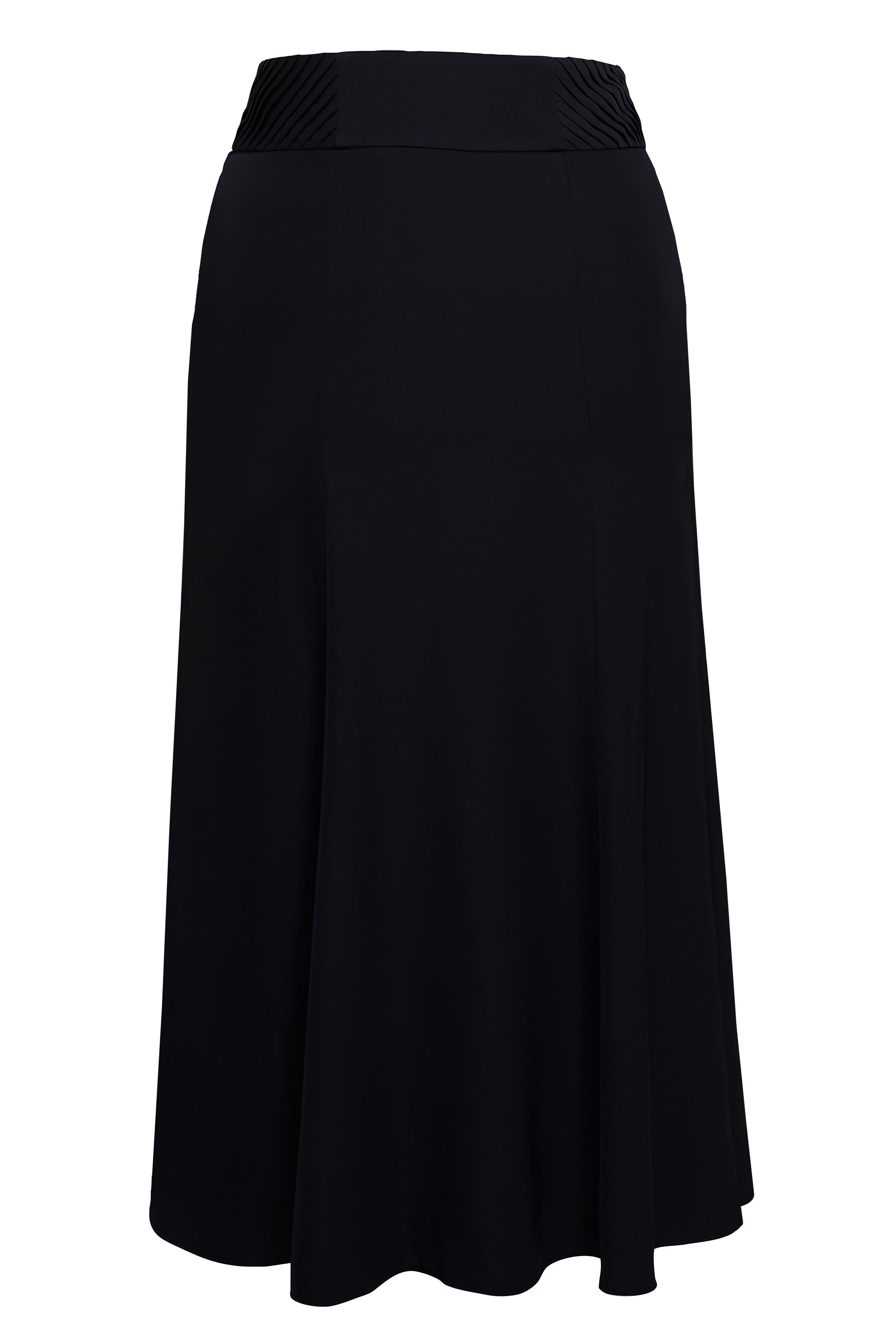 Tesettür giyim SİYAH BÜYÜK BEDEN ÇAN ETEK 60573