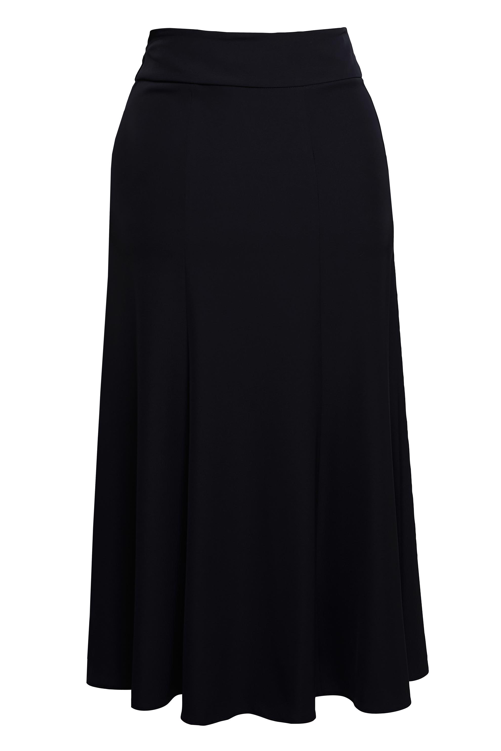 Tesettür giyim SİYAH BÜYÜK BEDEN ÇAN ETEK 60573