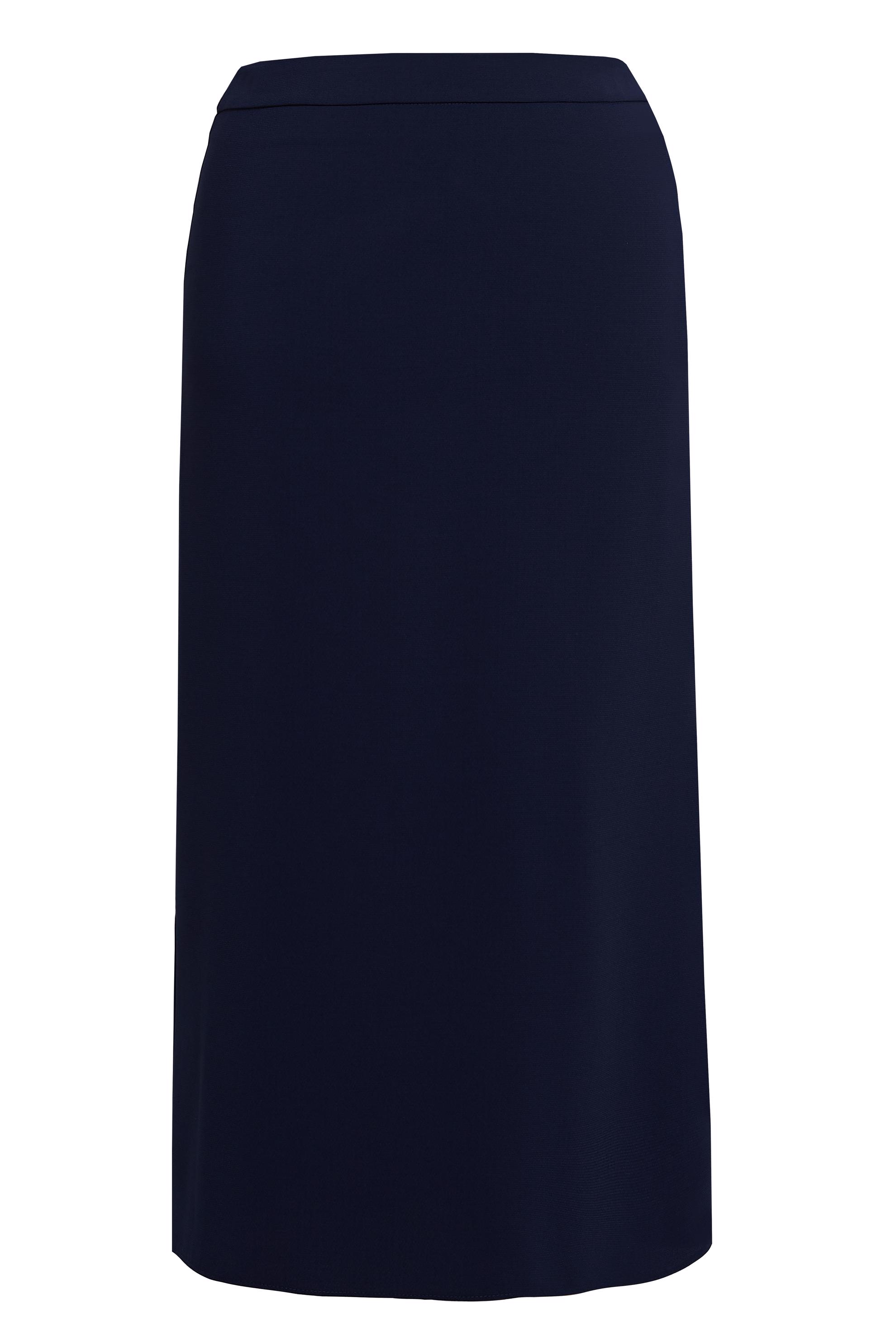 Tesettür giyim LACİVERT DÜZ KESİM BÜYÜK BEDEN ETEK 60576