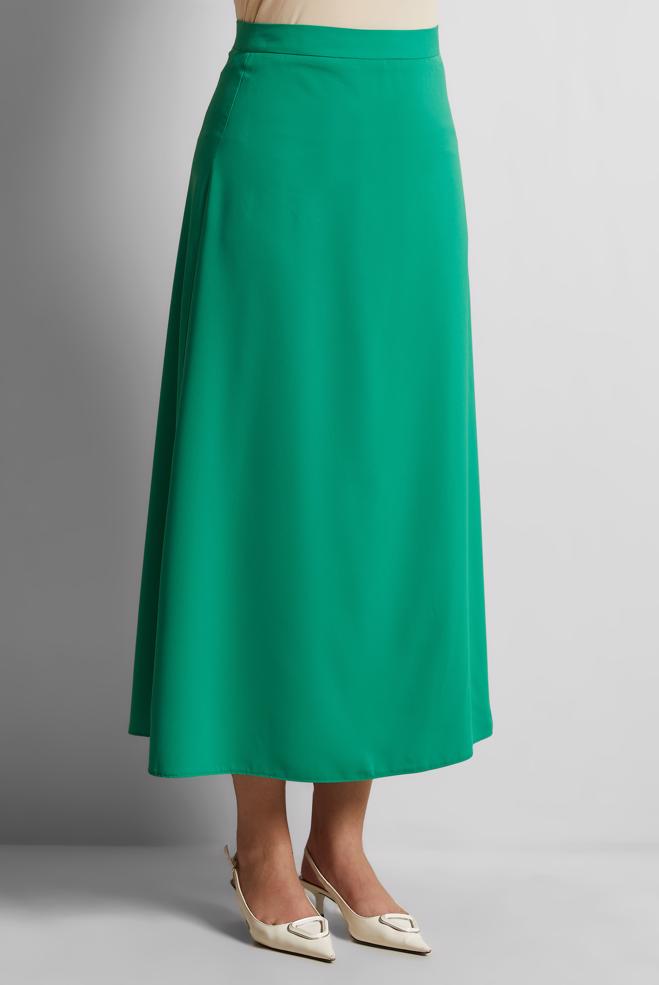 Hijab clothing GREEN A-LINE SKIRT 60577 - ALVİNA