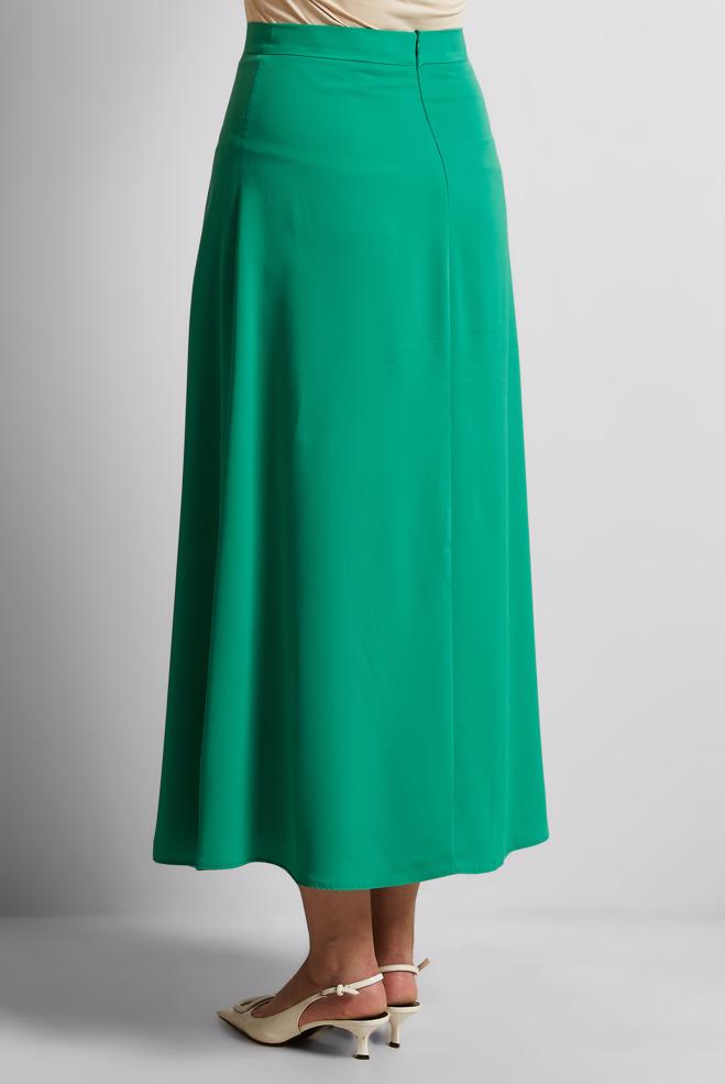 Hijab clothing GREEN A-LINE SKIRT 60577 - ALVİNA