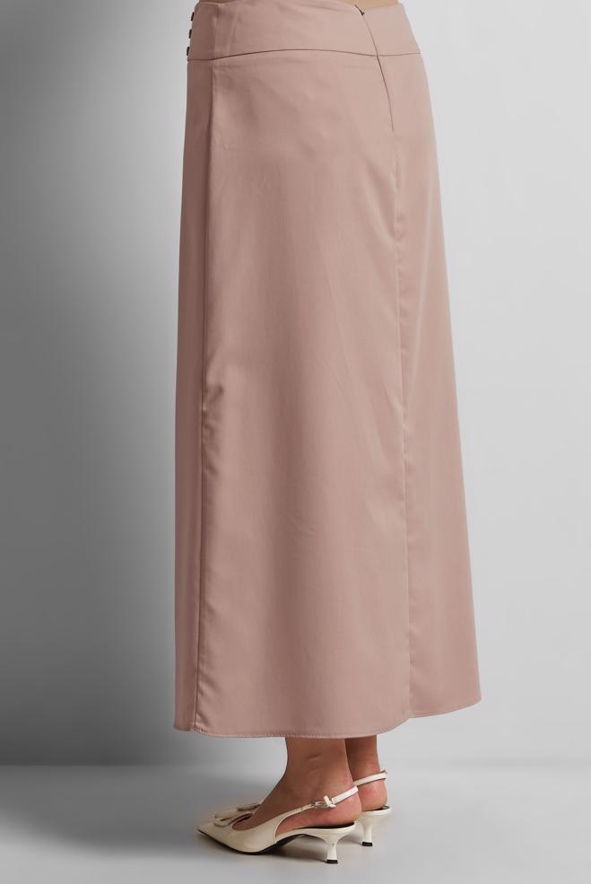 Hijab clothing POWDER STRAIGHT CUT SKIRT 60579 - ALVİNA