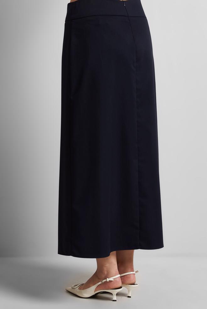 Hijab clothing NAVY BLUE STRAIGHT CUT SKIRT 60579 - ALVİNA
