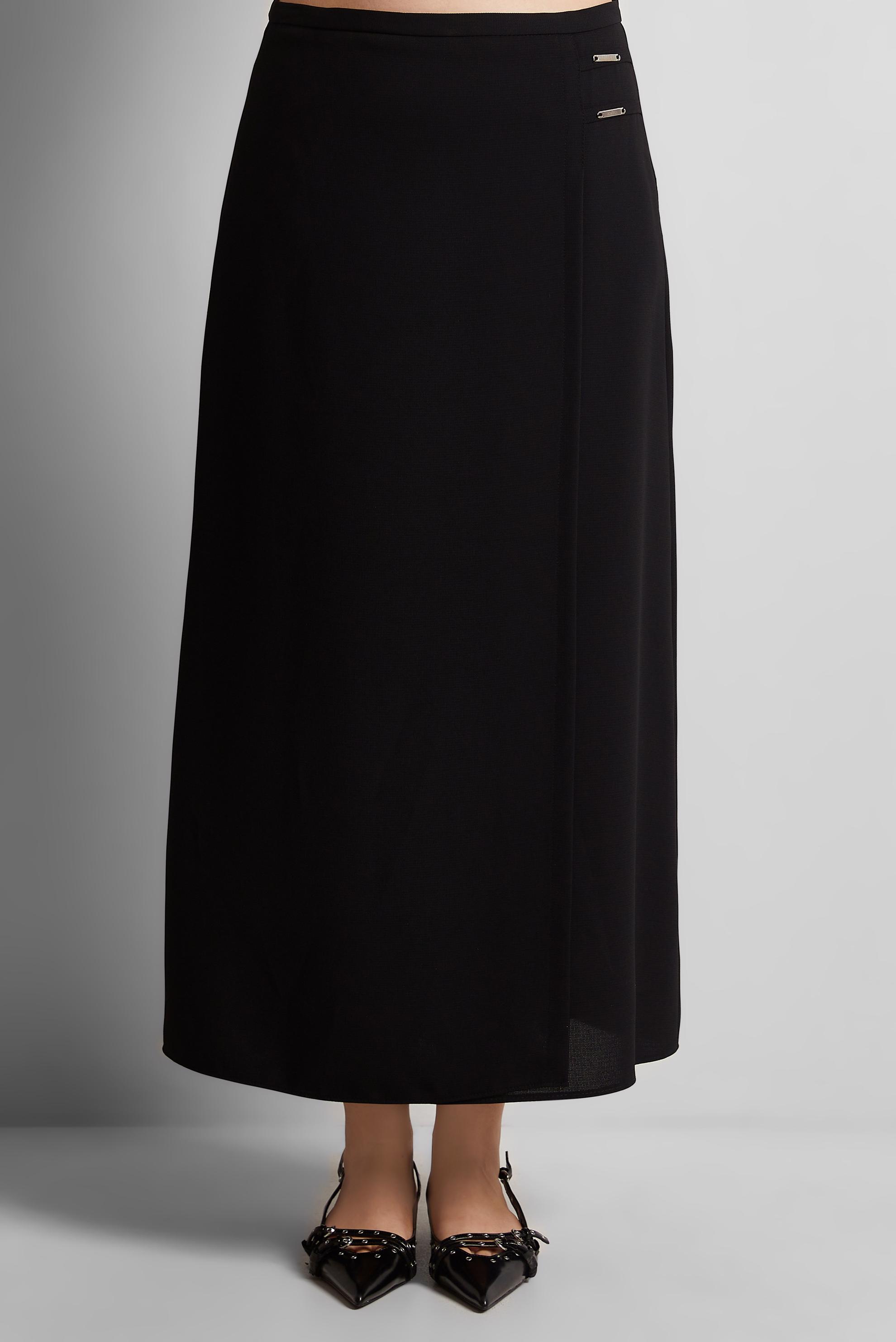 Tesettür giyim SİYAH DÜZ KESİM ETEK 60585