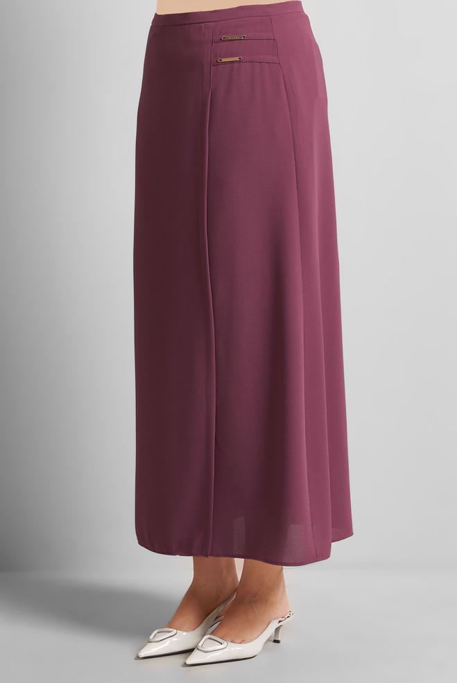 Hijab clothing PINK STRAIGHT CUT SKIRT 60585 - ALVİNA