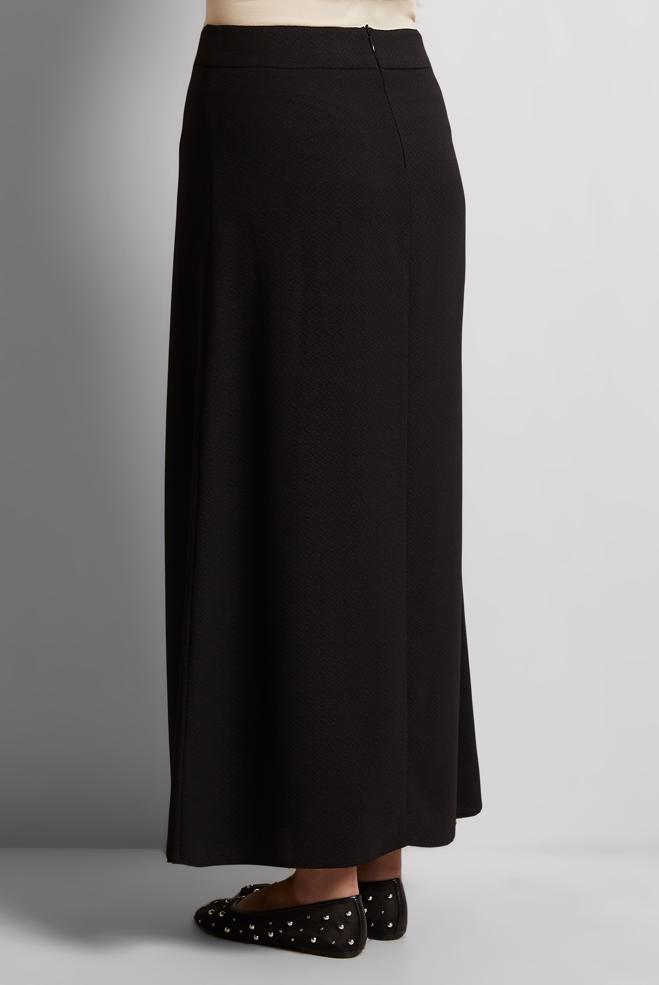 Hijab clothing BLACK STRAIGHT CUT SKIRT 60586 - ALVİNA