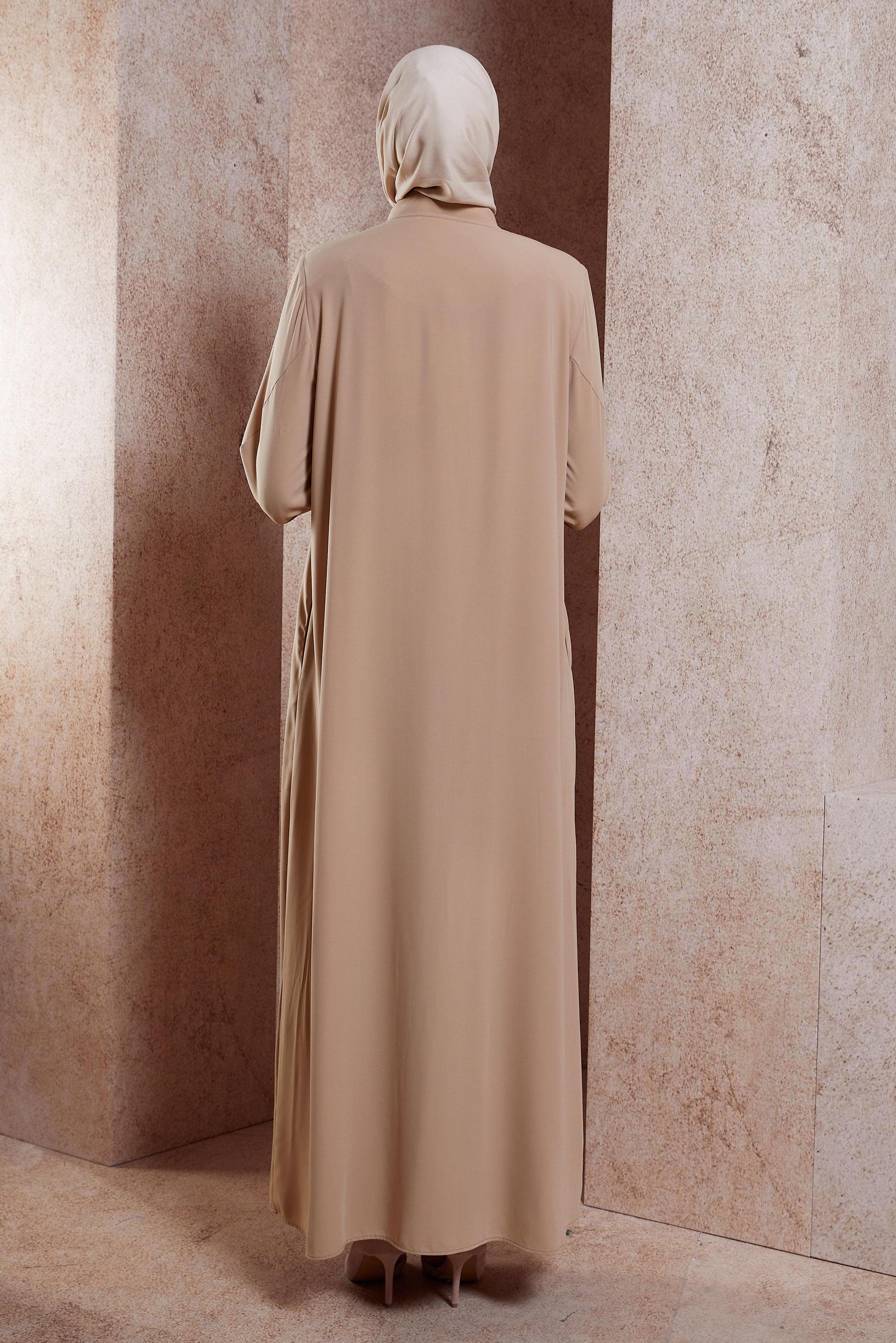 Vêtements hijab VISON ABAYA AVEC GEMME 80107