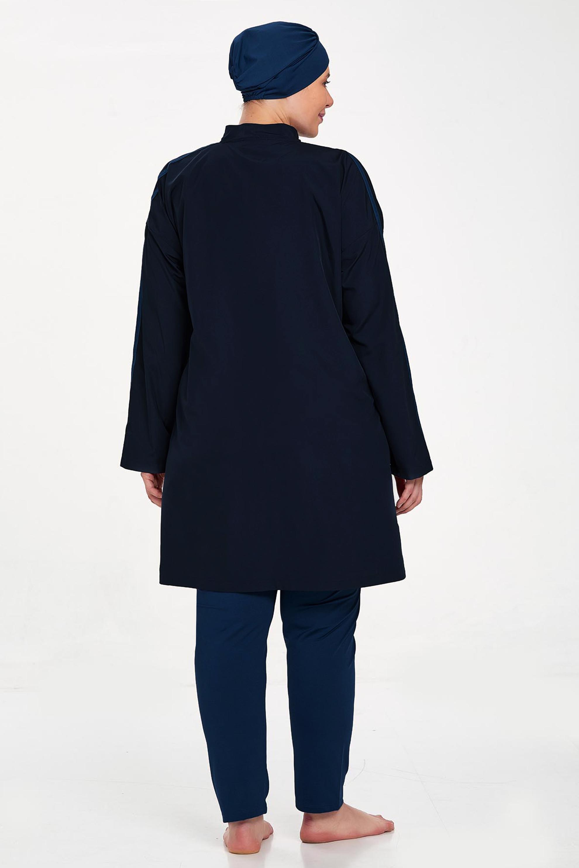 Vêtements hijab BLEU MARINE MAILLOT DE BAIN HIJAB GRANDE TAILLE 1427
