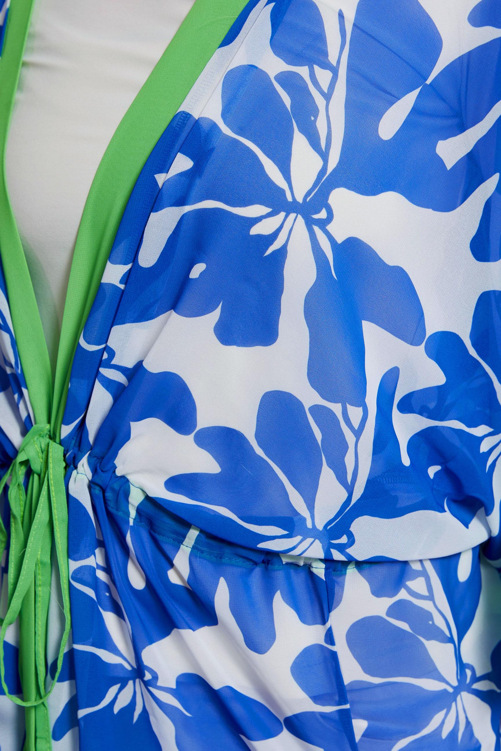 Tesettür giyim LACİVERT DESENLİ TESETTÜR PAREO 6126