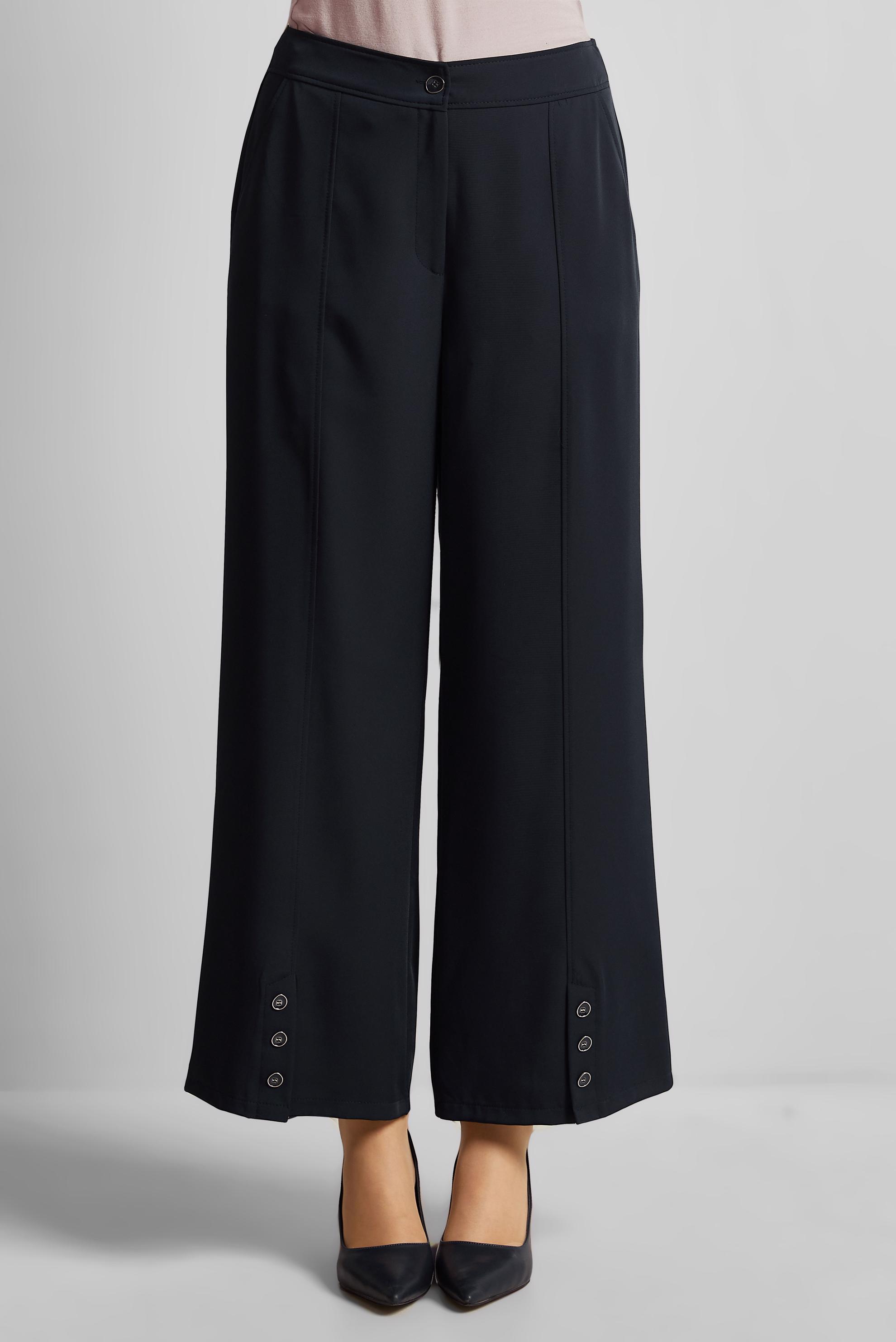 Tesettür giyim LACİVERT DÜĞME DETAYLI PANTOLON 70552