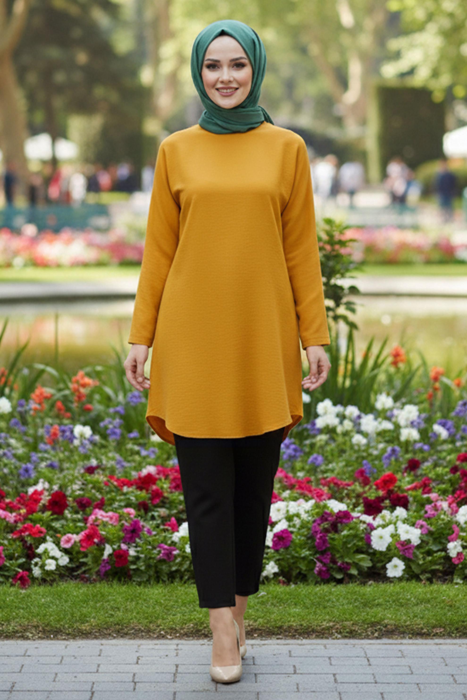 Vêtements hijab NOIR PANTALON TAILLE HAUTE GRANDE TAILLE 70705