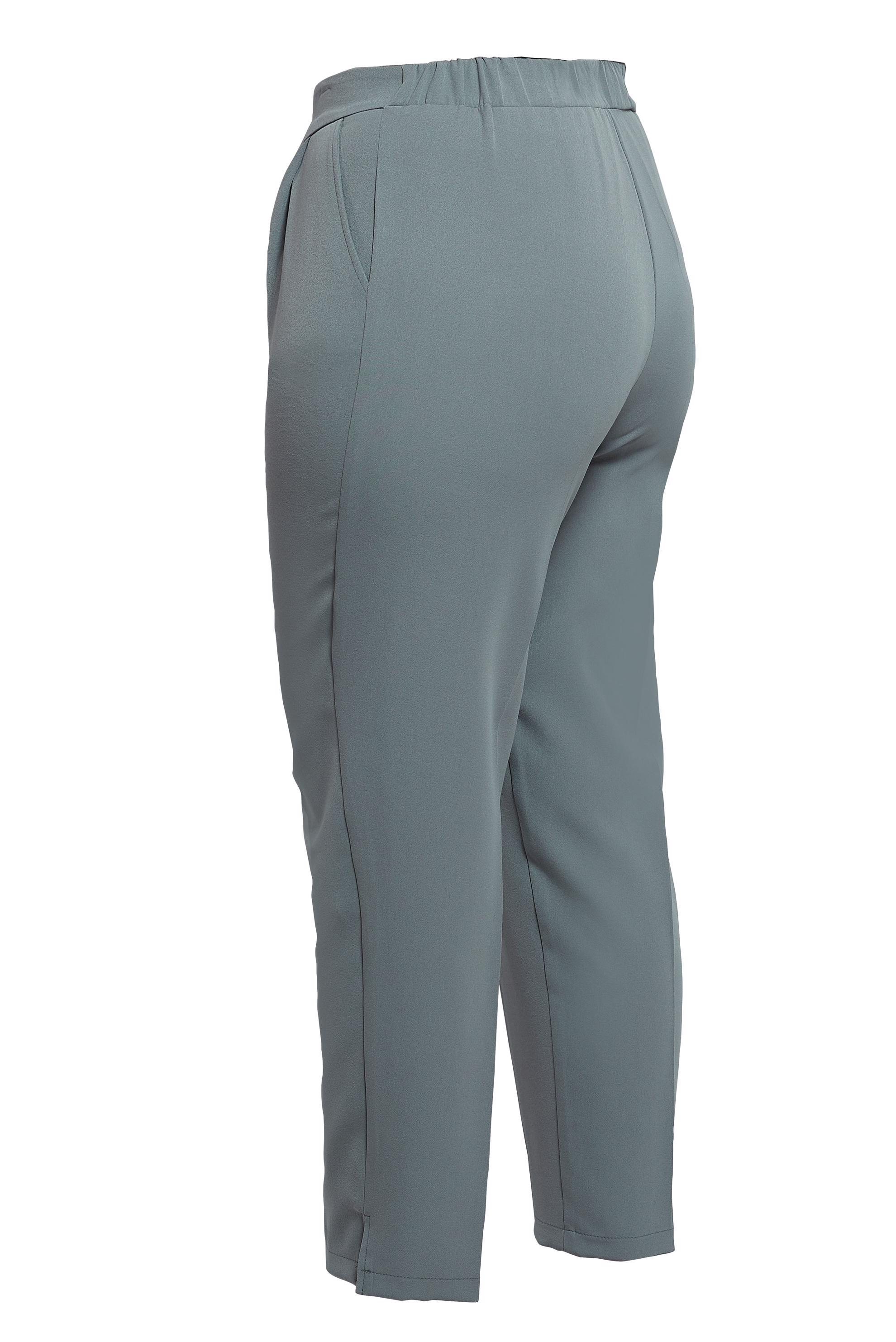 Vêtements hijab GRIS PANTALON TAILLE HAUTE GRANDE TAILLE 70705