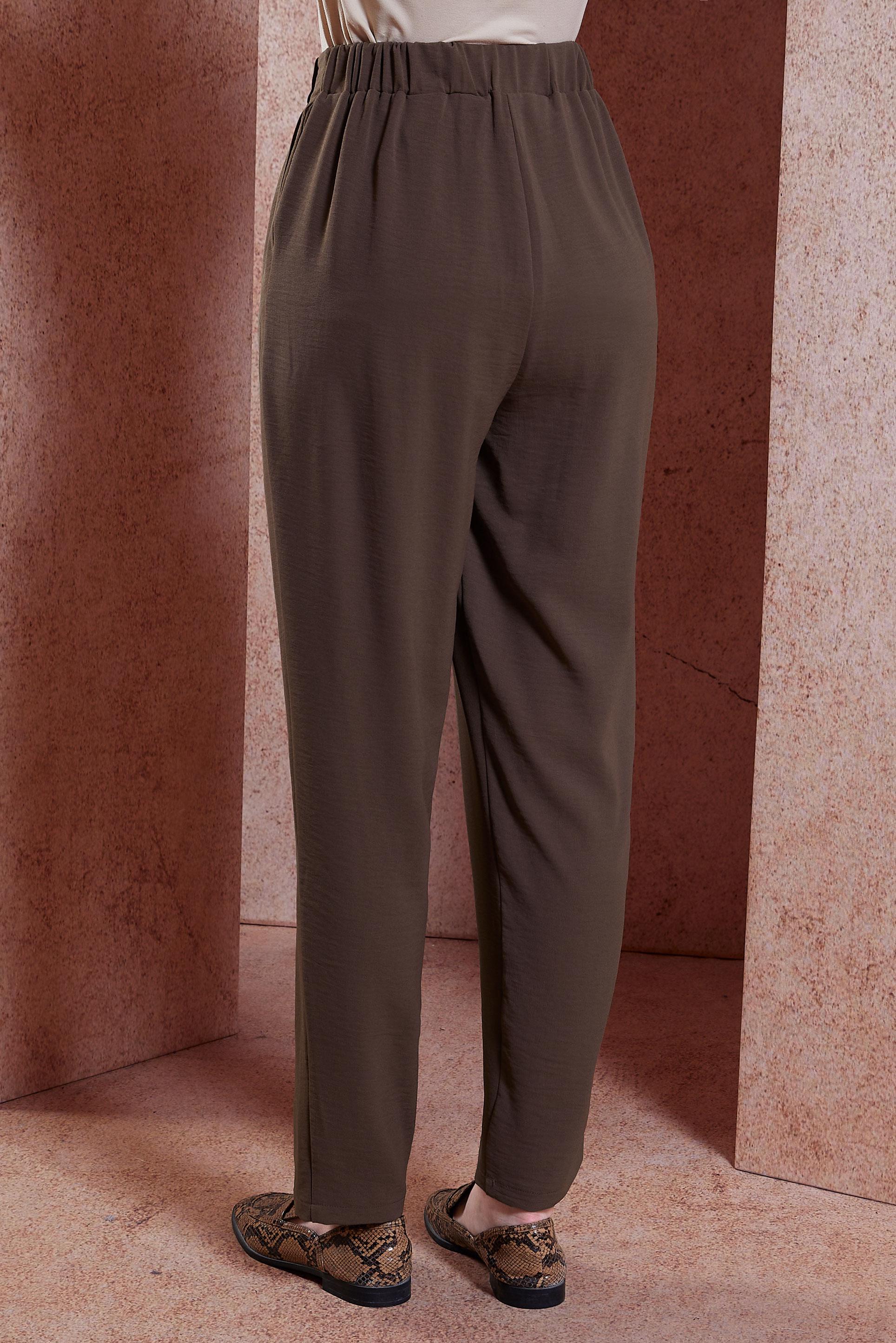 Tesettür giyim KAHVE HAVUÇ KESİM PANTOLON 70707