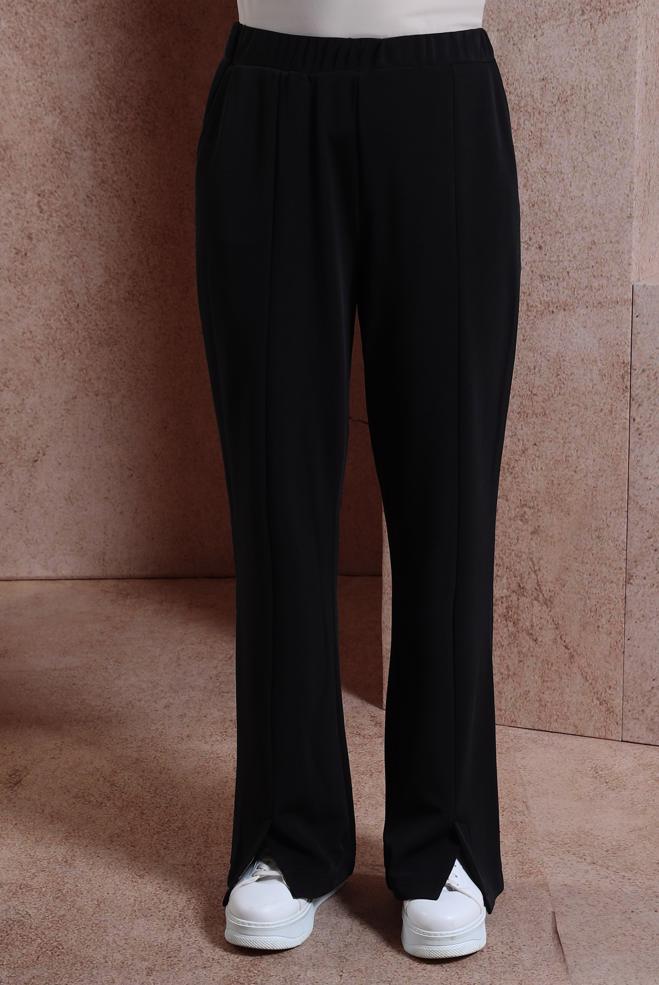 Tesettür giyim  YIRTMAÇ DETAYLI PANTOLON 70710 - ALVİNA