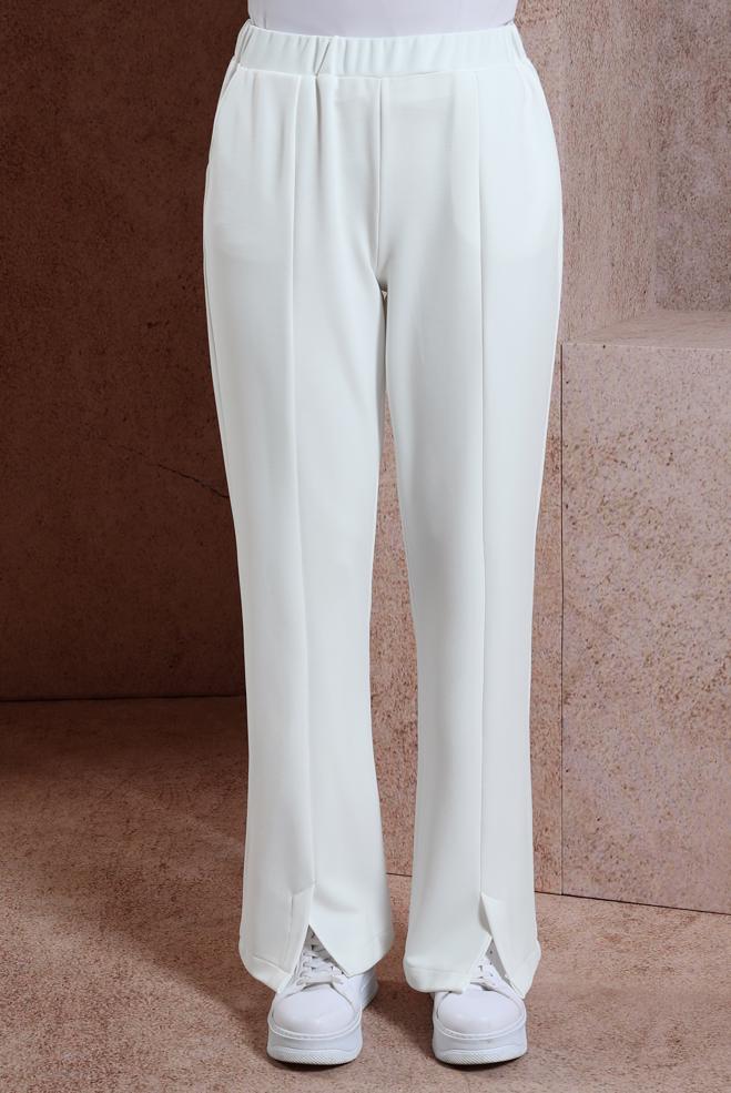 Tesettür giyim  YIRTMAÇ DETAYLI PANTOLON 70710 - ALVİNA