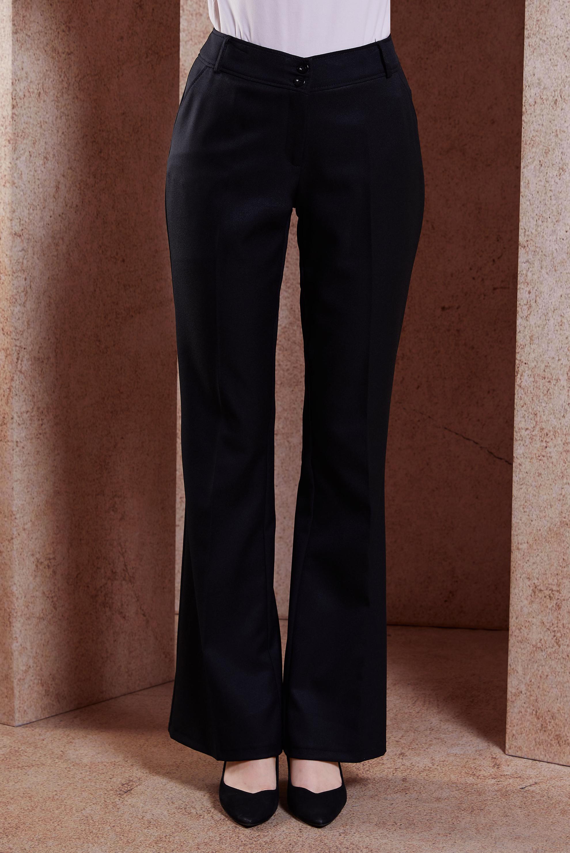 Tesettür giyim SİYAH İSPANYOL PAÇA PANTOLON 70711