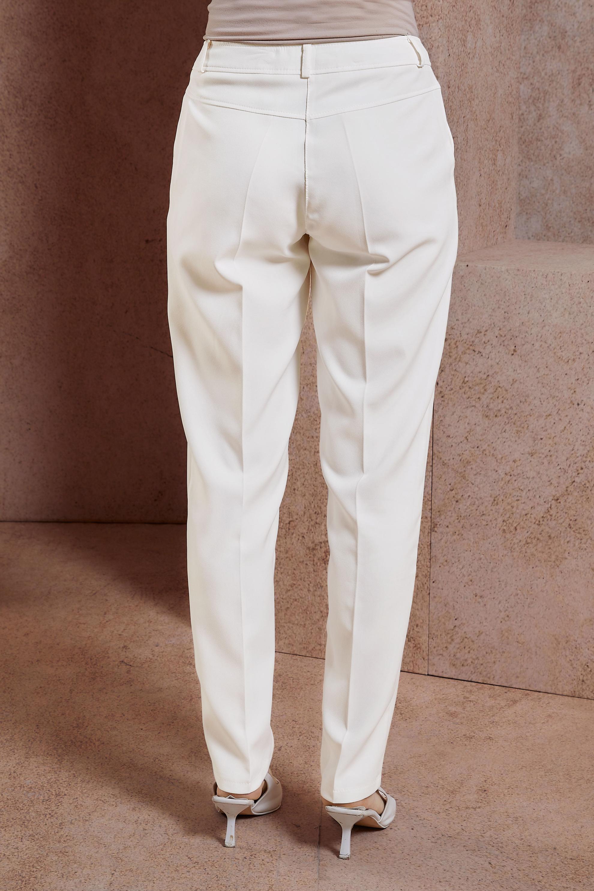 Tesettür giyim BEYAZ YÜKSEL BEL PANTOLON 70713