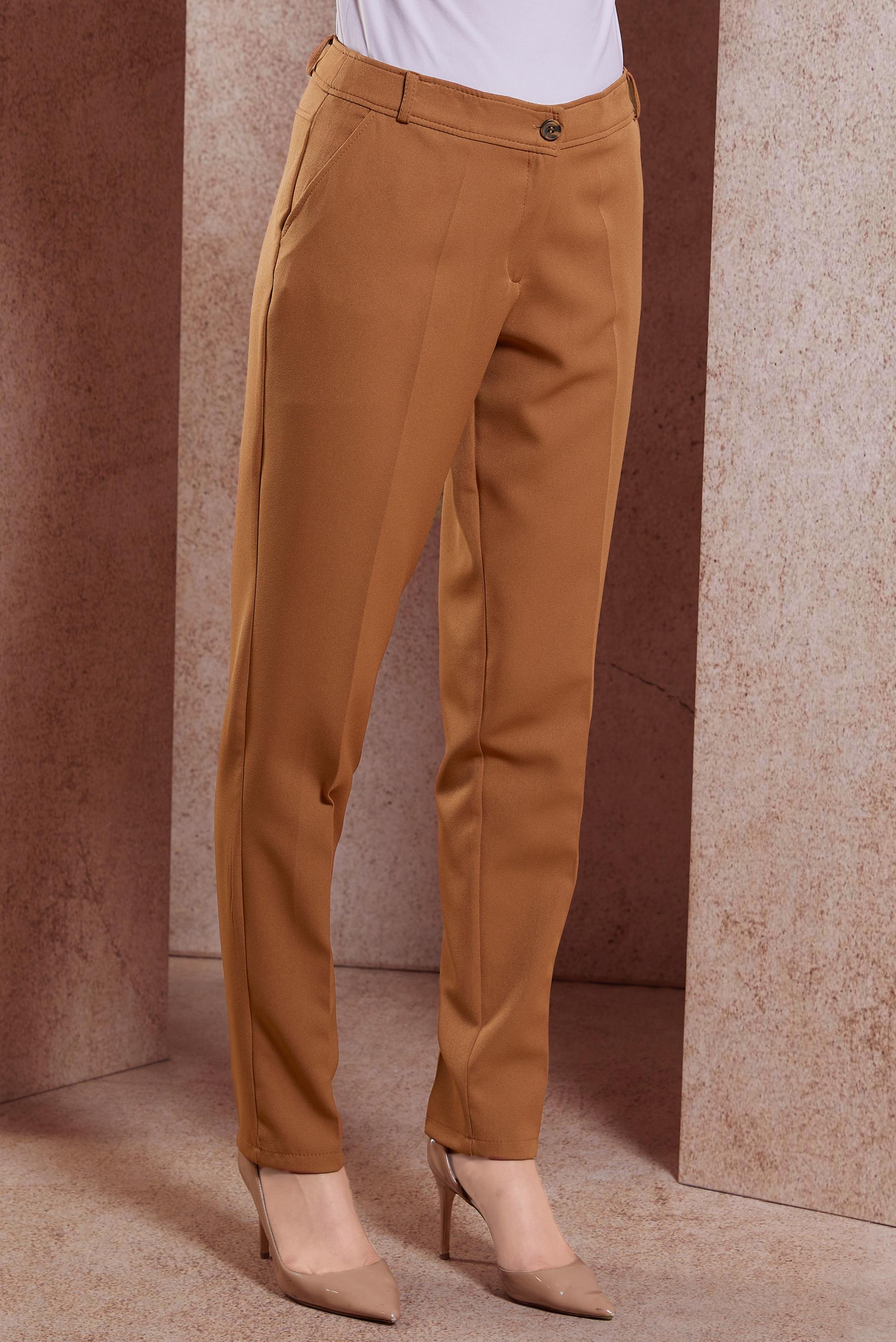 Tesettür giyim TABA YÜKSEL BEL PANTOLON 70713