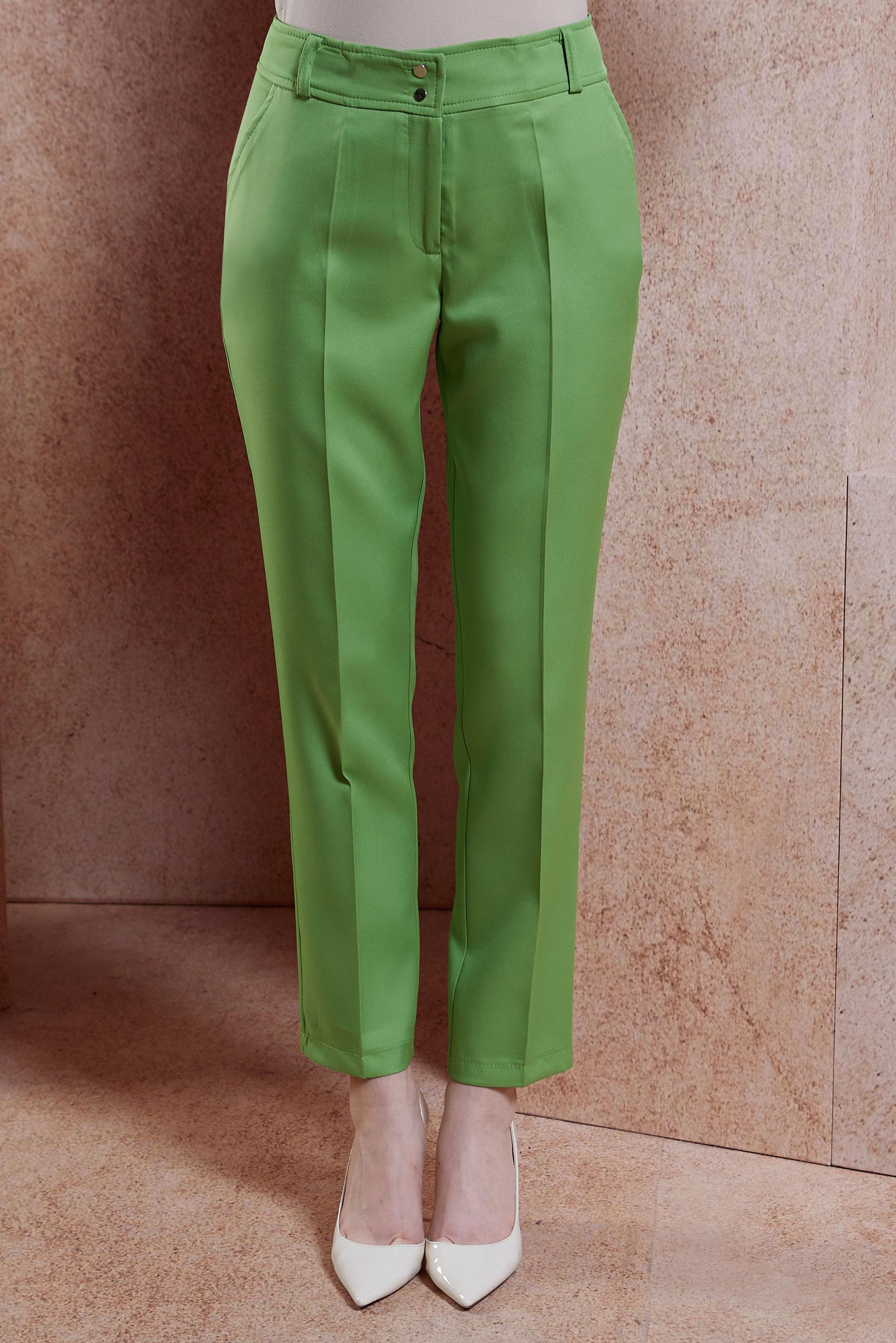 Tesettür giyim YEŞİL YÜKSEK BEL PANTOLON 70714