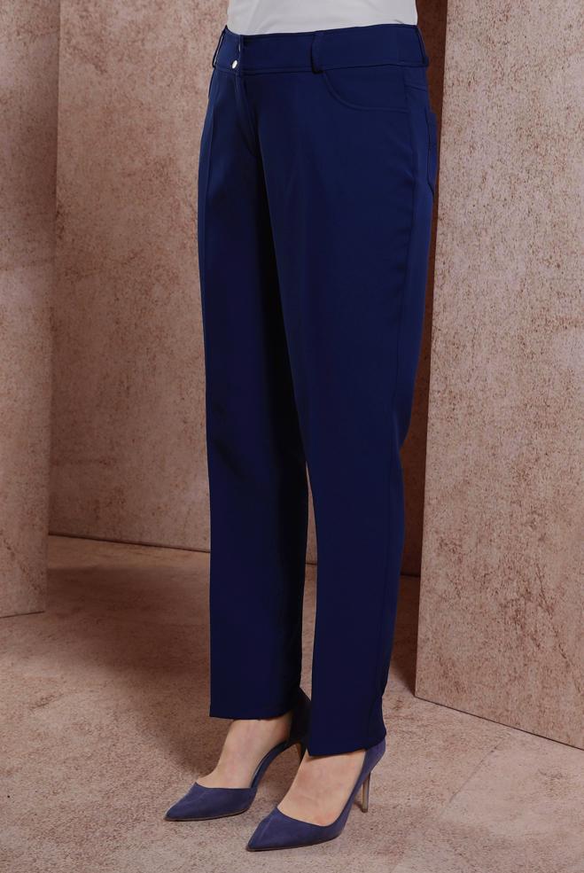 Vêtements hijab BLEU MARINE PANTALON SKINNY 70715 - ALVİNA