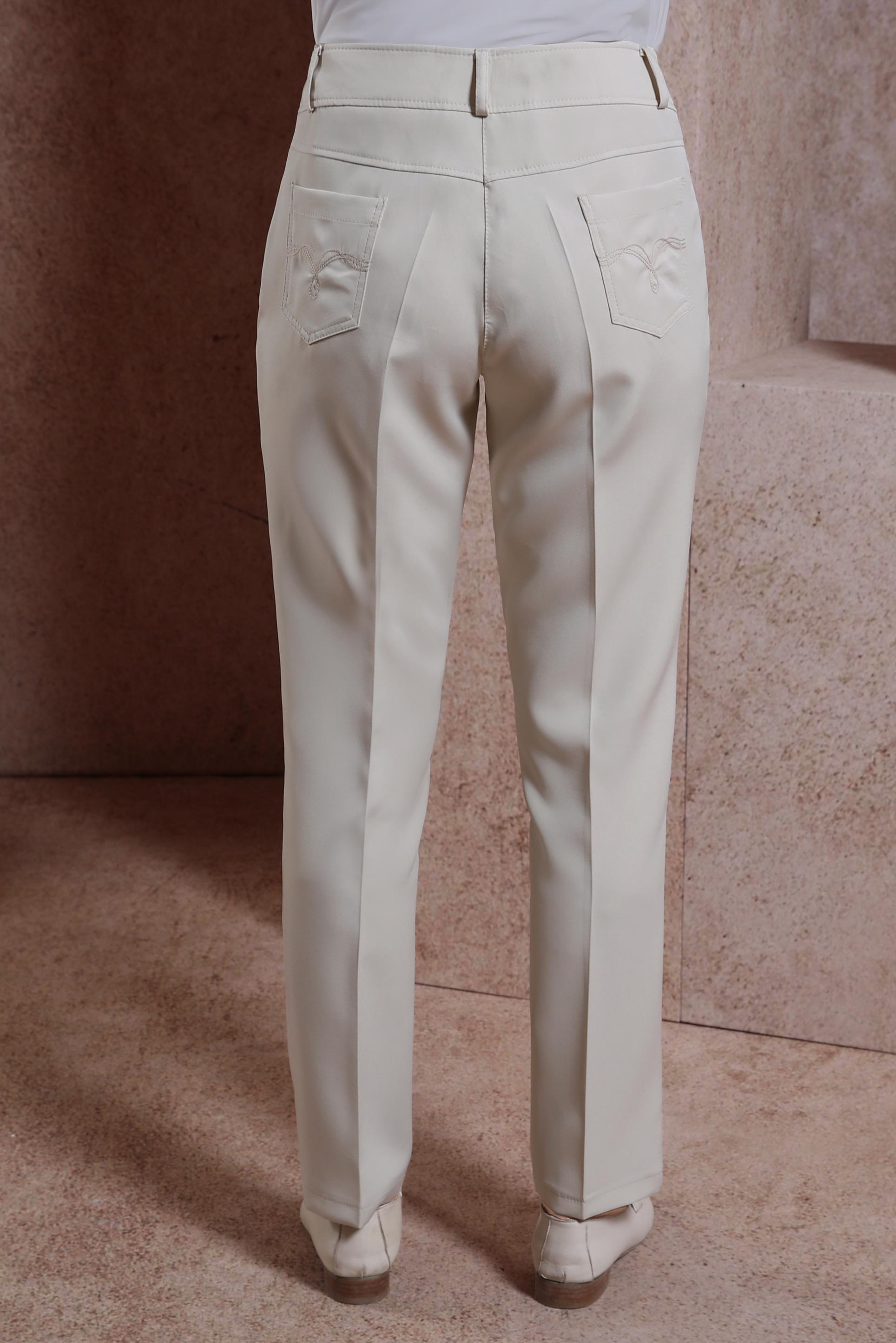 Tesettür giyim BEJ DAR PAÇA PANTOLON 70715