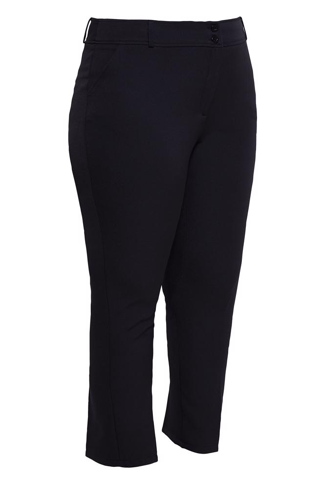 Tesettür giyim SİYAH DAR PAÇA BÜYÜK BEDEN PANTOLON 70717 - ALVİNA