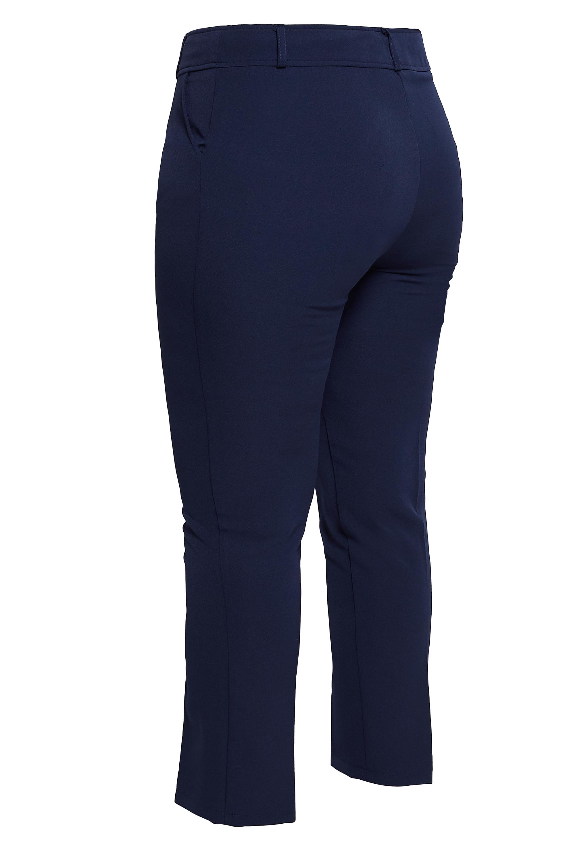 Vêtements hijab BLEU MARINE PANTALON JAMBES SKINNY GRANDE TAILLE 70717