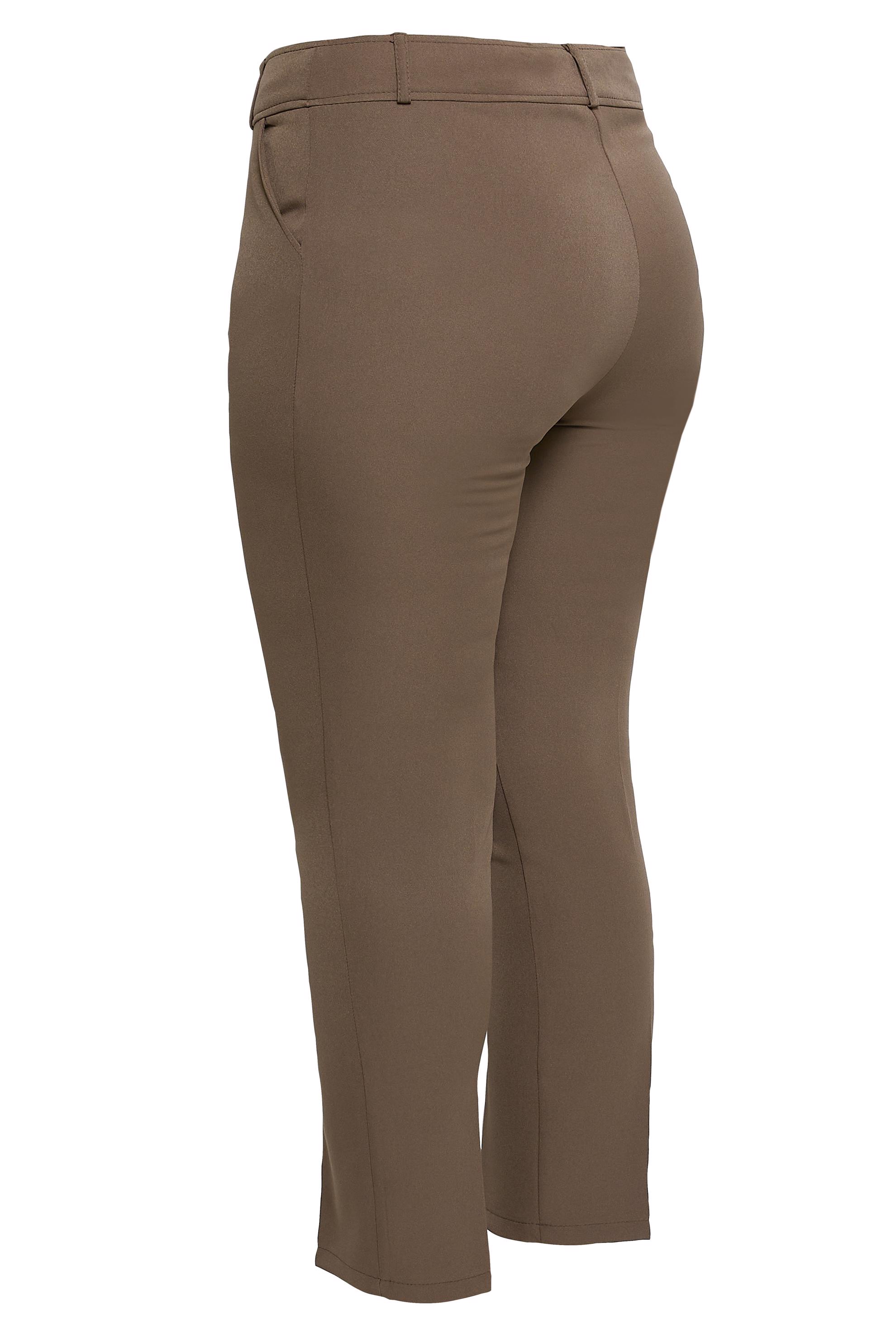 Tesettür giyim VİZON DAR PAÇA BÜYÜK BEDEN PANTOLON 70717