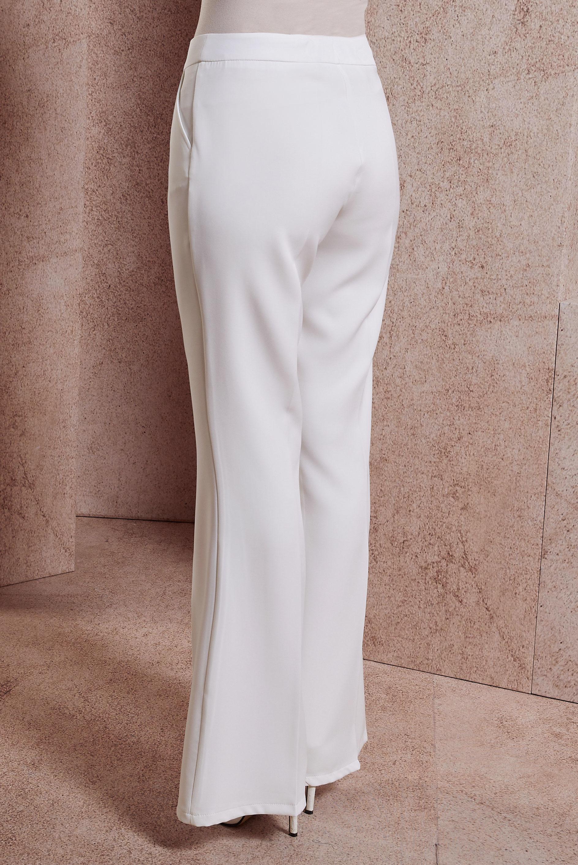 Tesettür giyim BEYAZ İSPANYOL PAÇA PANTOLON 70718