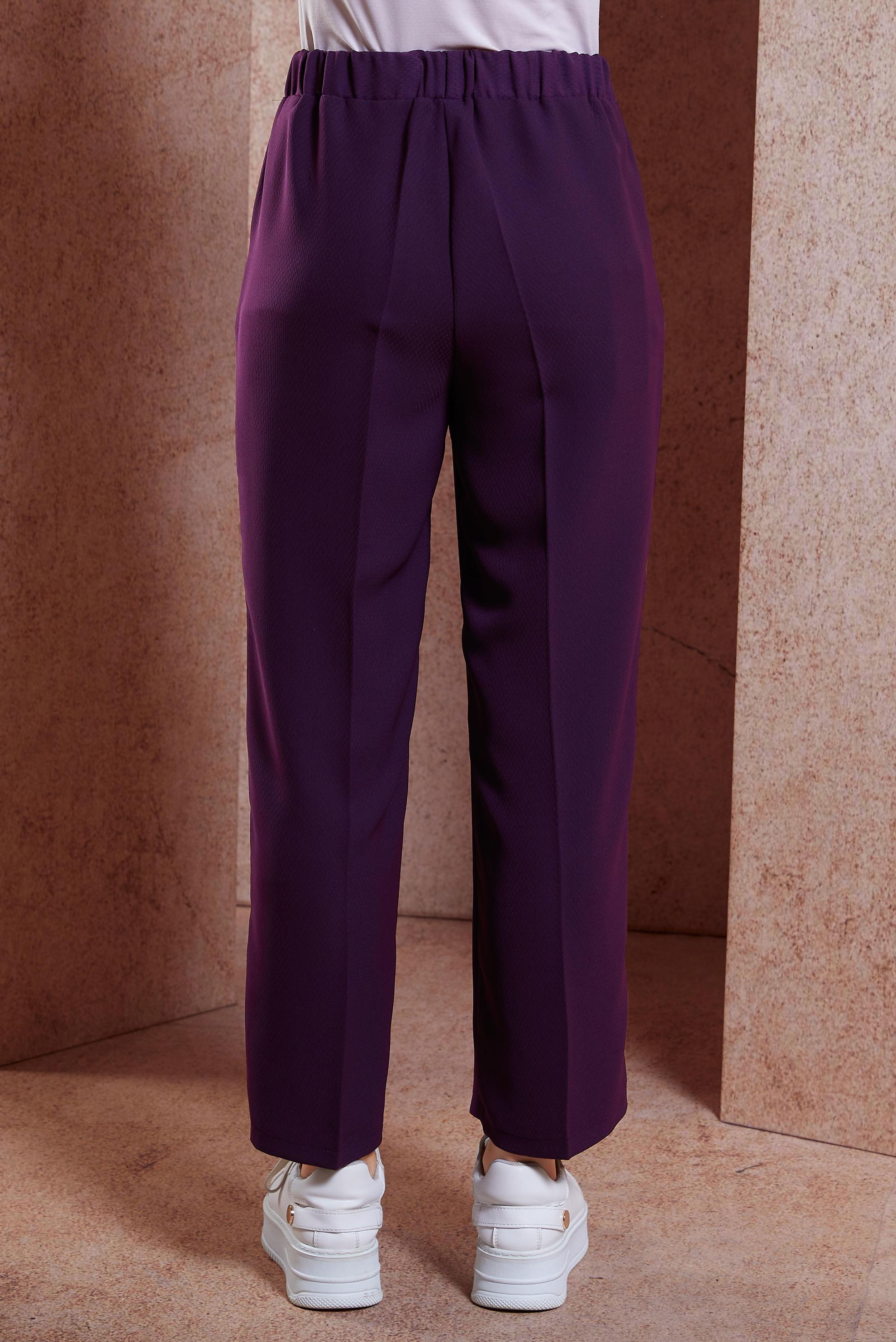 Tesettür giyim MÜRDÜM BELİ LASTİKLİ PANTOLON 70720-1